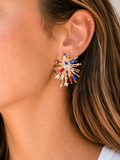Beaded Firework Earrings - Aaria Tees Aaria Tees