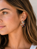 Beaded Firework Earrings - Aaria Tees Aaria Tees