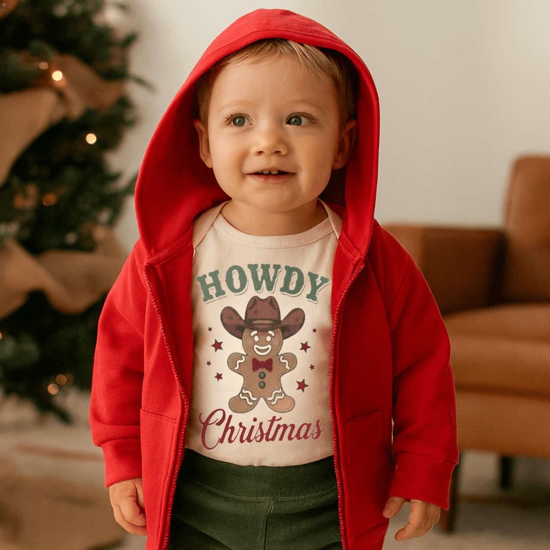 graphic tee | howdy gingerbread christmas - Aaria Tees Aaria Tees