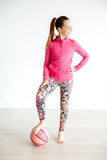 SALE Flexible Floral Active Legging - Aaria Tees Aaria Tees