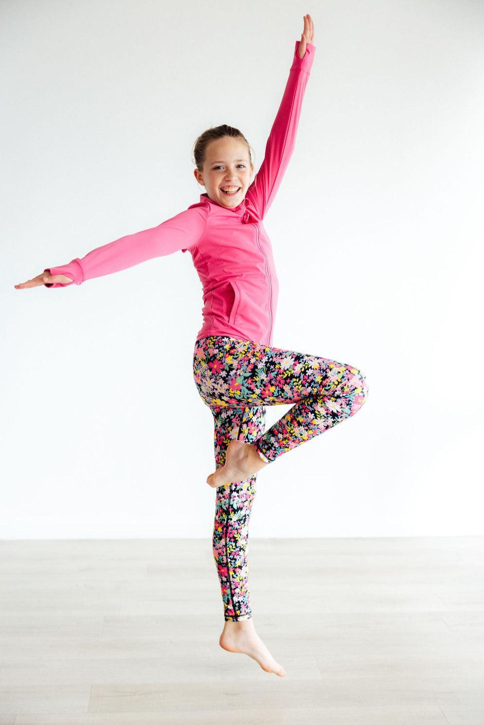 SALE Flexible Floral Active Legging - Aaria Tees