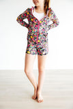 SALE Flexible Floral Active Shorty Shorts - Aaria Tees Aaria Tees