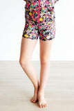 SALE Flexible Floral Active Shorty Shorts - Aaria Tees Aaria Tees