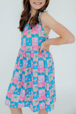 Flock Star Ruffle Cross Back Dress - Aaria Tees Aaria Tees