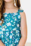 Floral Breeze Ruffle Maxi Dress - Aaria Tees Aaria Tees