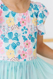 Floral Garden S/S Twirl Leotard - Aaria Tees Aaria Tees