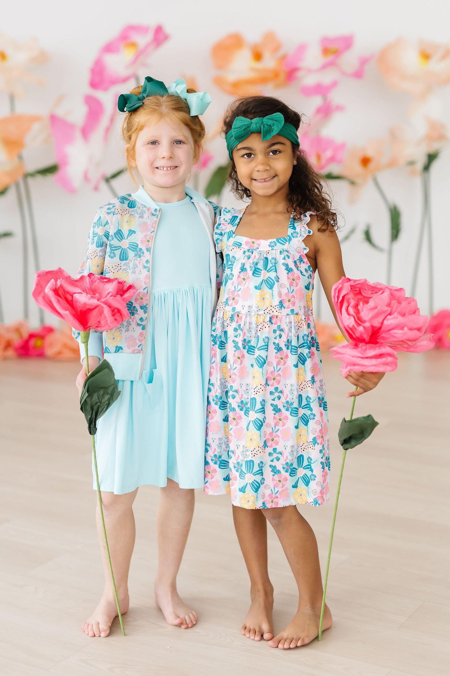 Floral Garden Shimmer Jacket - Aaria Tees Aaria Tees