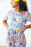 Fluttering Flowers Wide Leg Jumpsuit - Aaria Tees Aaria Tees