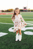 Football Friday L/S Pocket Twirl Dress - Aaria Tees Aaria Tees