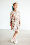 Football Friday L/S Pocket Twirl Dress - Aaria Tees Aaria Tees