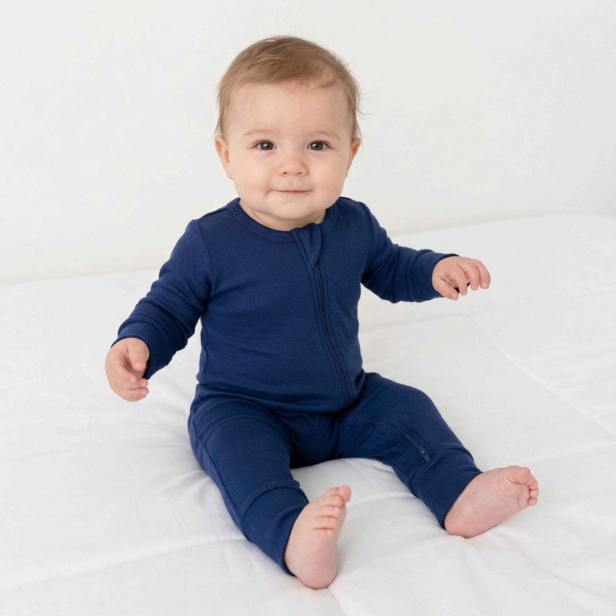 Blue Depths Convertible Footie Pajamas - Aaria Tees Aaria Tees
