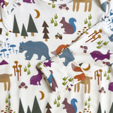 Forest Friends Newborn Bamboo Gown - Aaria Tees Aaria Tees