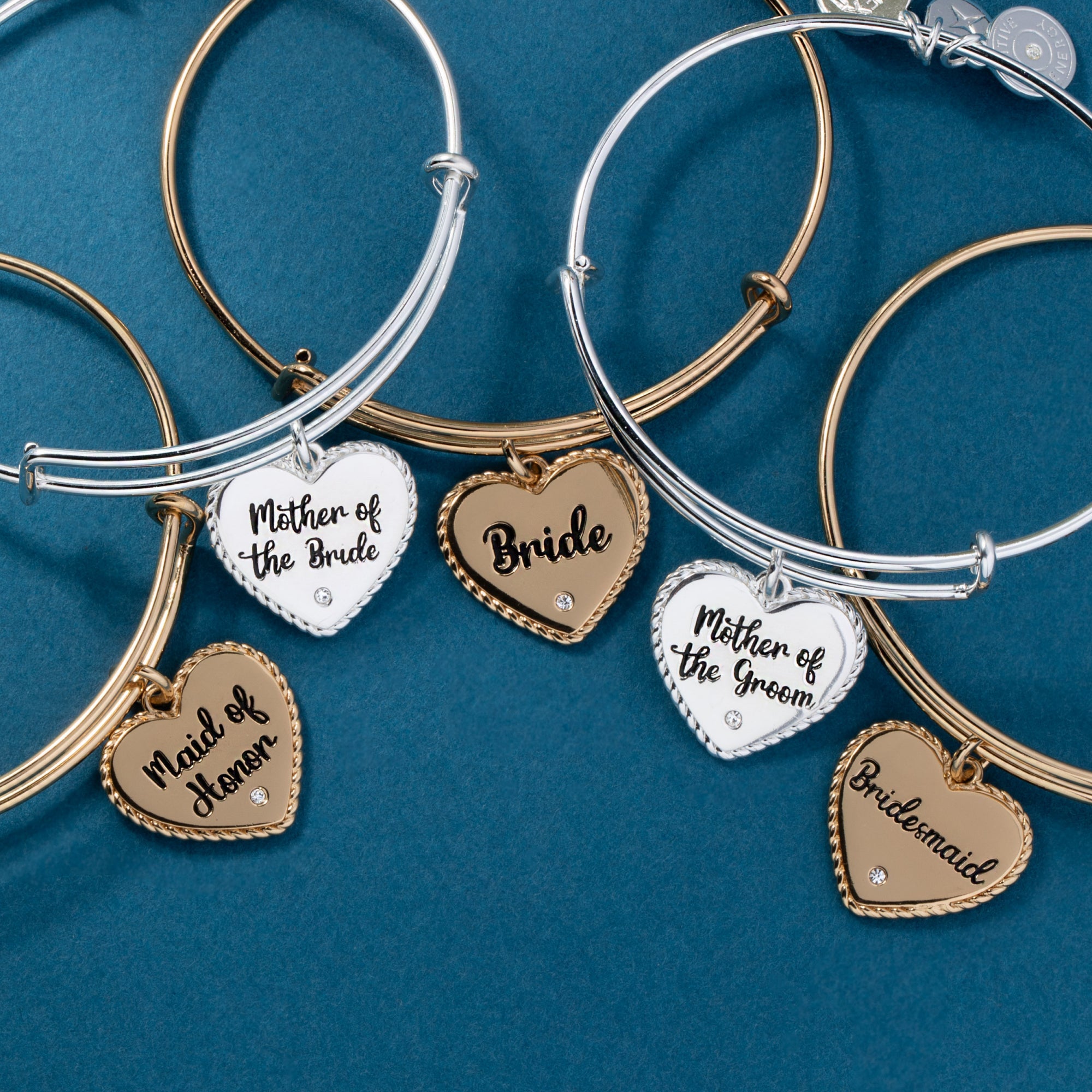 Maid of Honor Heart Bangle - Aaria Tees Aaria Tees