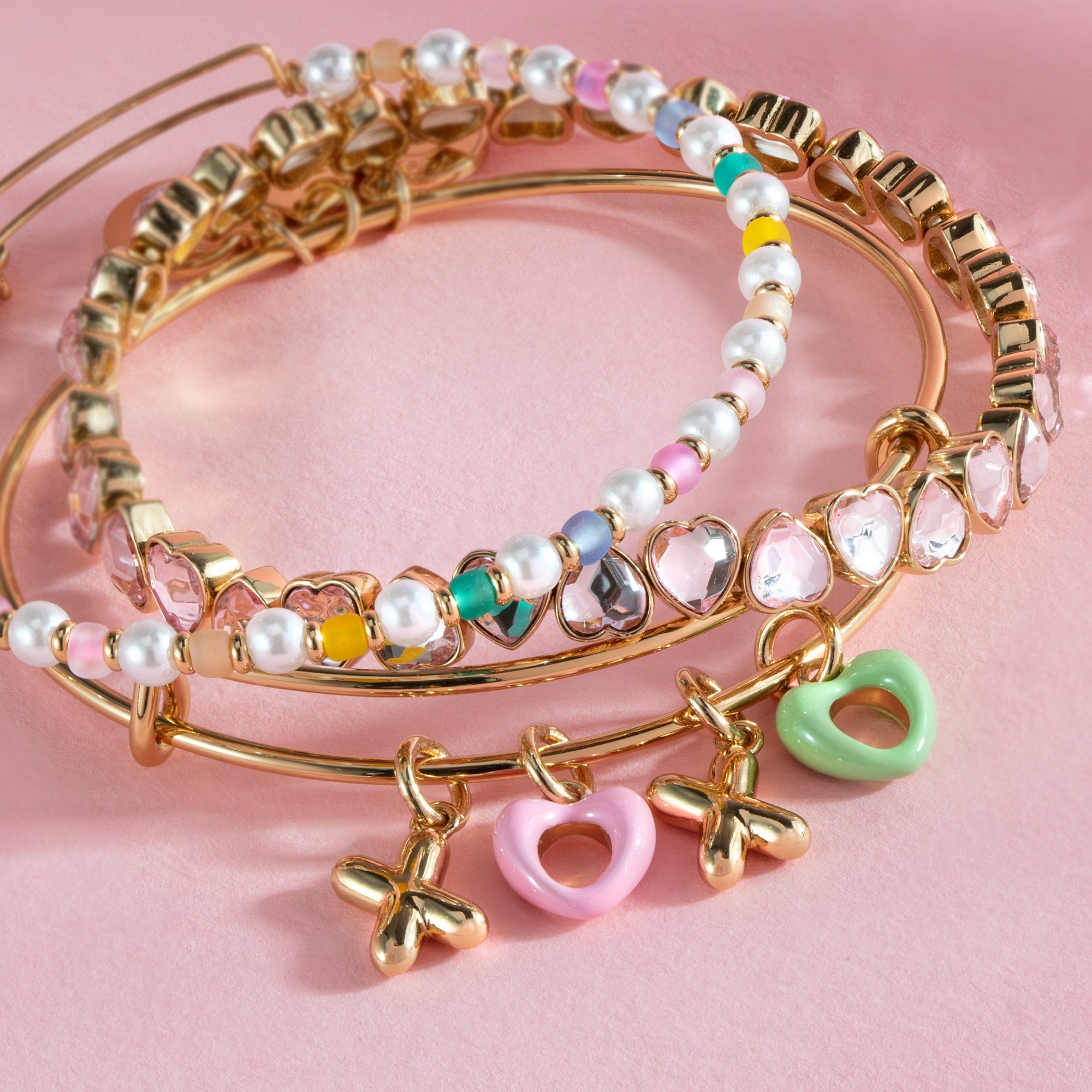 XOXO Bracelet Set of 3 - Aaria Tees Aaria Tees