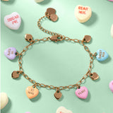 Sweethearts® Multi-Charm Bracelet - Aaria Tees Aaria Tees