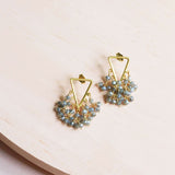 Labradorite Fringe Earrings Aaria Tees
