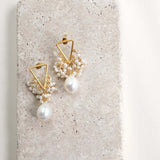 Pearl Fringe Earrings Aaria Tees