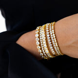 Bezel Tennis Bracelet Aaria Tees