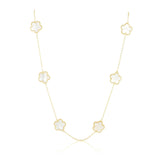 Adeline Clover Necklace Aaria Tees