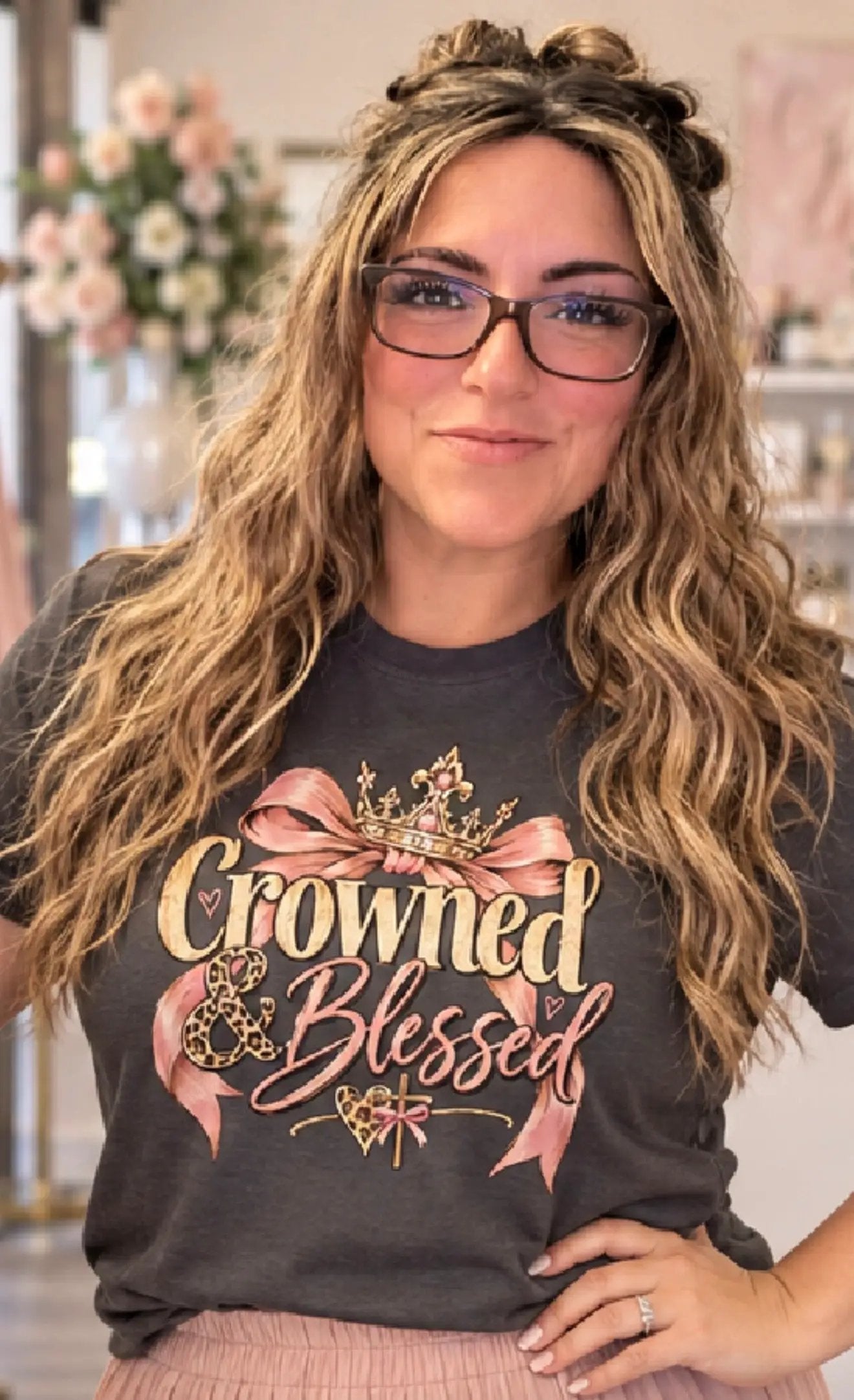 Crowned and Blessed Faith Tee - Aaria Tees Aaria Tees