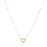 Classic Star of David Necklace Aaria Tees