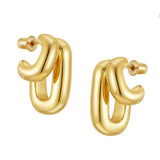 Hugo Double Hoop Earring Aaria Tees