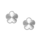 Adeline Clover Stud Earring Gold Aaria Tees