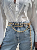 Odessa Chain Belt - Double Clasp Aaria Tees