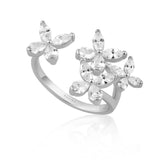 CZ Butterfly Ring Aaria Tees