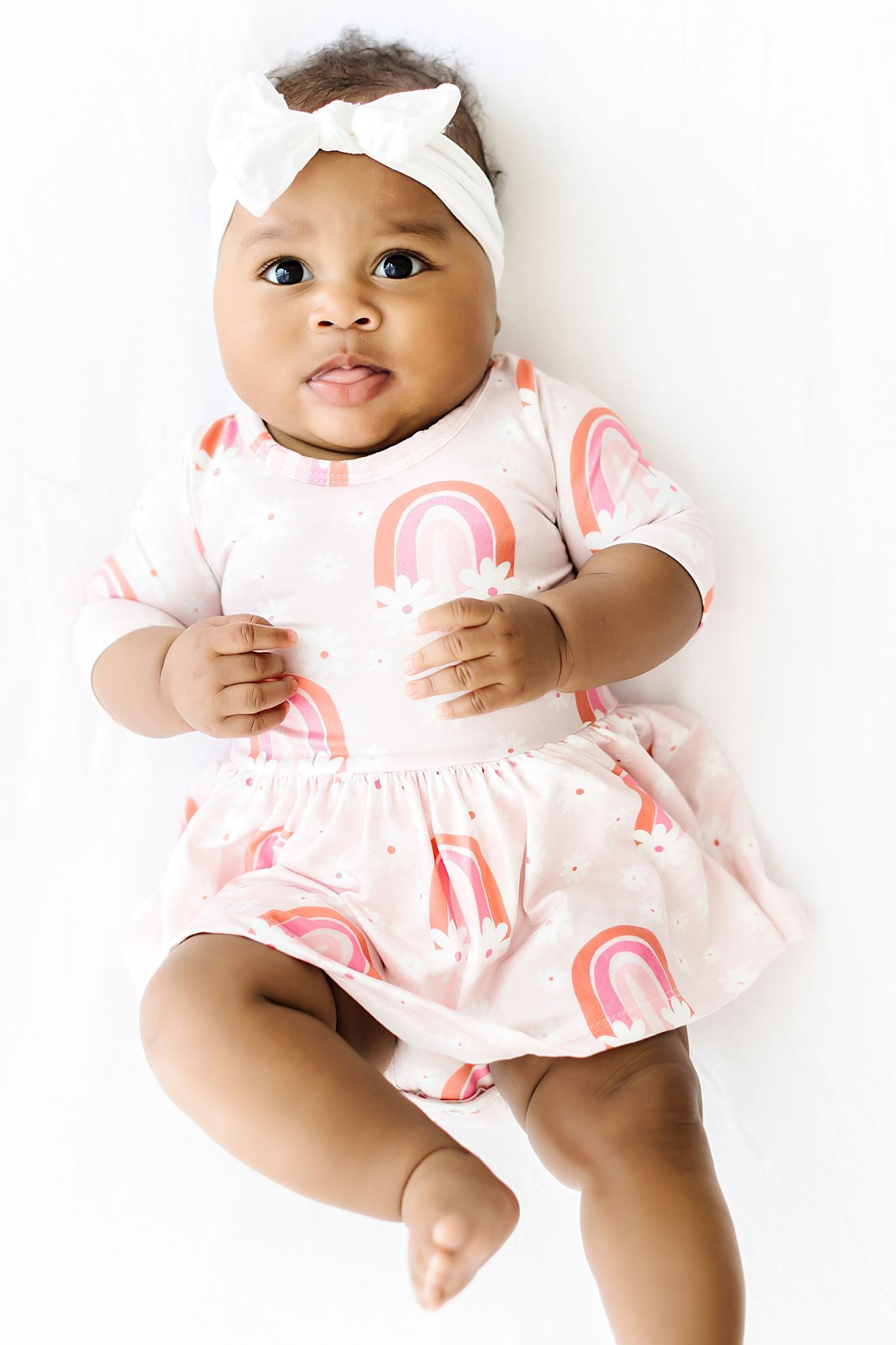 SALE Fun & Flowers Twirl Bodysuit - Aaria Tees Aaria Tees