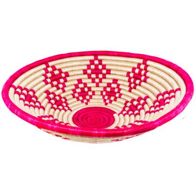 Agaseke Woven Bowl Basket - 12 inch - Aaria Tees Aaria Tees