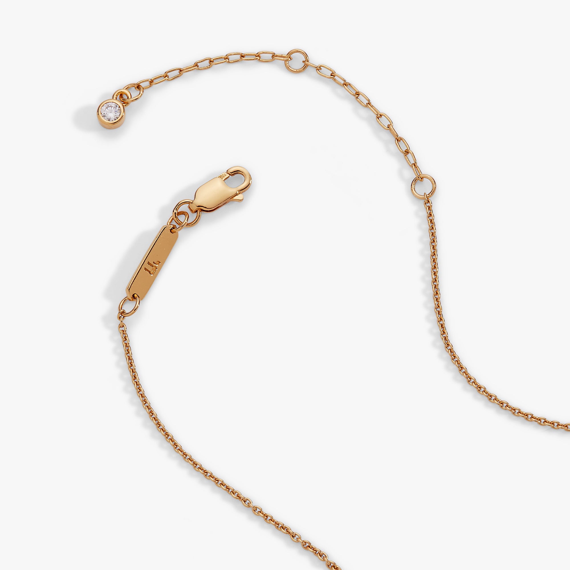 Star of David Delicate Pave Crystal Pendant Necklace - Aaria Tees Aaria Tees