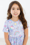 Galactic Unicorns S/S Pocket Twirl Dress - Aaria Tees Aaria Tees