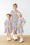 Garden Groove Smocked Ruffle Dress - Aaria Tees Aaria Tees