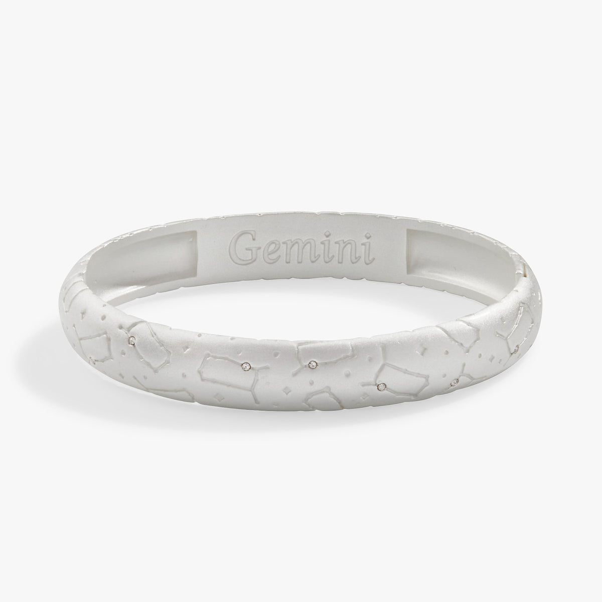 Gemini Zodiac Hinge Bangle - Aaria Tees