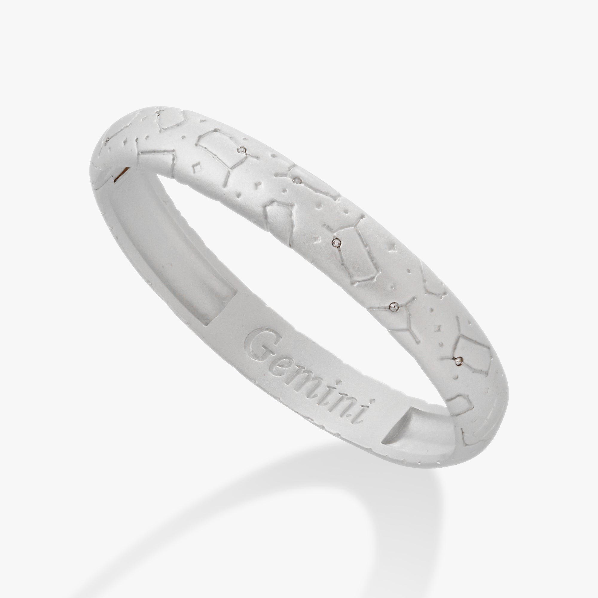 Gemini Zodiac Hinge Bangle - Aaria Tees Aaria Tees