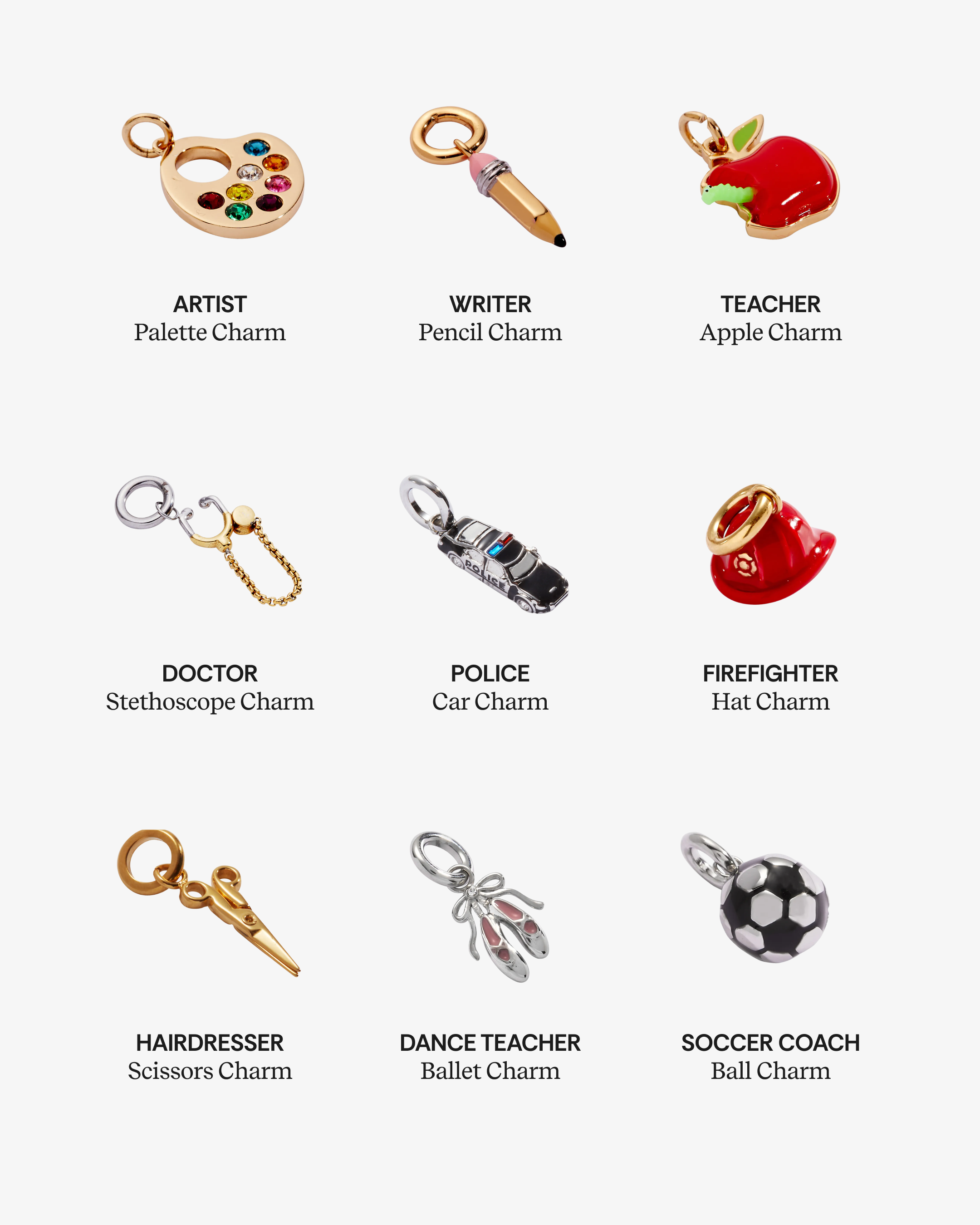 Soccer Ball Interchangeable Charm - Aaria Tees Aaria Tees
