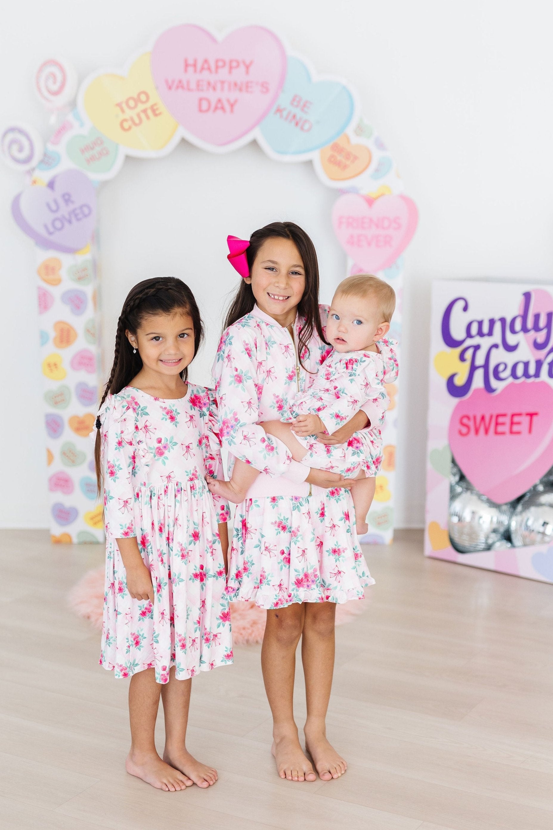 Gingham Bows Satin Jacket - Aaria Tees Aaria Tees