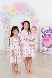 Gingham Bows Satin Jacket - Aaria Tees Aaria Tees