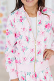 Gingham Bows Satin Jacket - Aaria Tees Aaria Tees