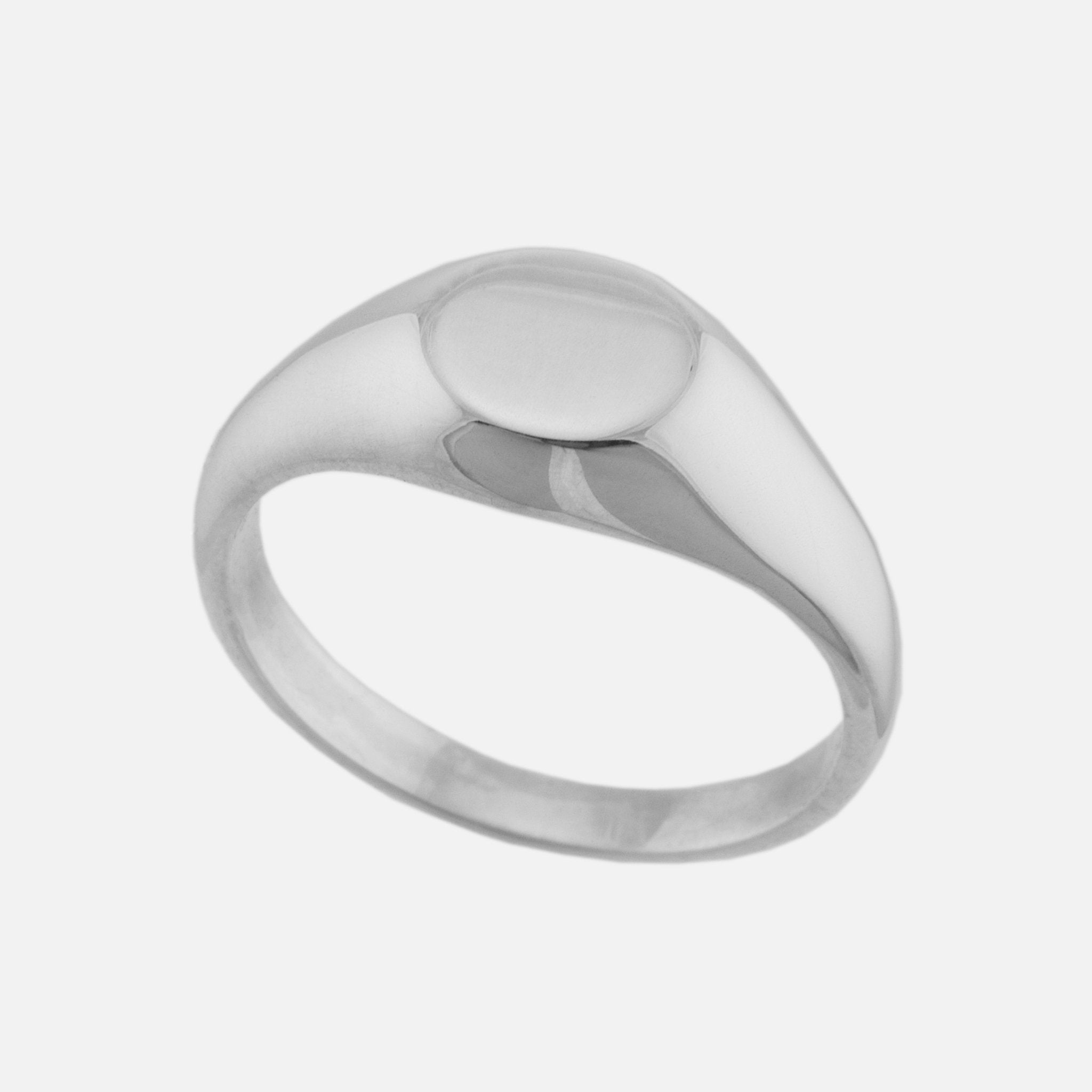 Signet Sterling Silver Ring - Aaria Tees Aaria Tees