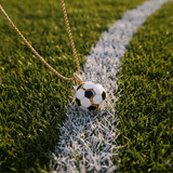 Soccer Ball "Control The Ball, Command The Game" Locket Necklace - Aaria Tees Aaria Tees