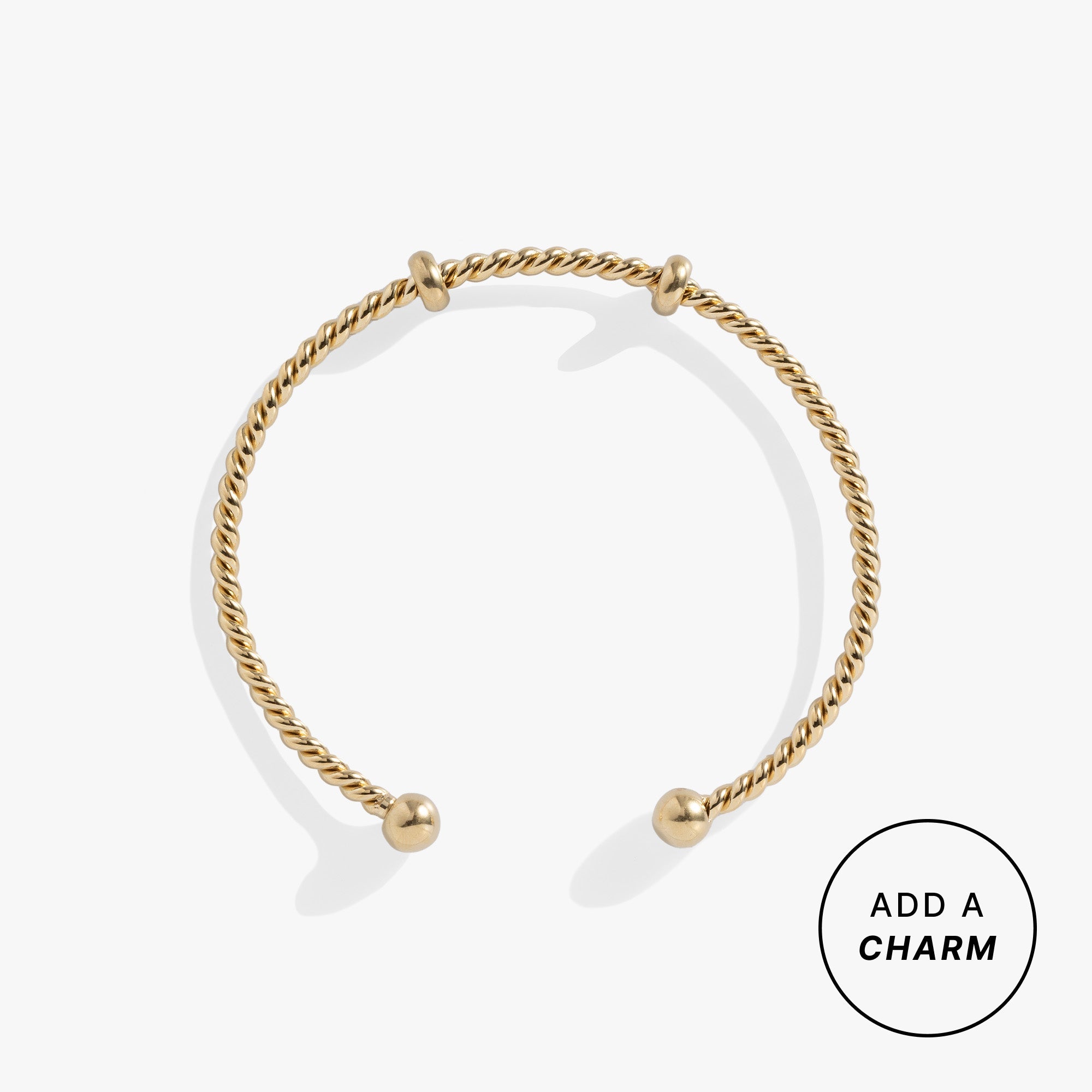 French Rope Charm Bracelet Cuff - Aaria Tees Aaria Tees
