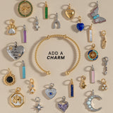 French Rope Charm Bracelet Cuff - Aaria Tees Aaria Tees