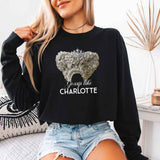 Gossip Like Charlotte Comfort Colors Long Sleeve – Historical Fiction BookTok Shirt - Aaria Tees Aaria Tees