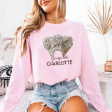 Gossip Like Charlotte Comfort Colors Long Sleeve – Historical Fiction BookTok Shirt - Aaria Tees Aaria Tees