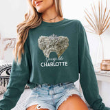Gossip Like Charlotte Comfort Colors Long Sleeve – Historical Fiction BookTok Shirt - Aaria Tees Aaria Tees