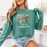 Gossip Like Charlotte Comfort Colors Long Sleeve – Historical Fiction BookTok Shirt - Aaria Tees Aaria Tees