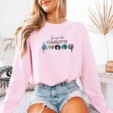 Gossip Like Charlotte Wigs Comfort Colors Long Sleeve – Regency BookTok Shirt - Aaria Tees Aaria Tees