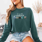 Gossip Like Charlotte Wigs Comfort Colors Long Sleeve – Regency BookTok Shirt - Aaria Tees Aaria Tees